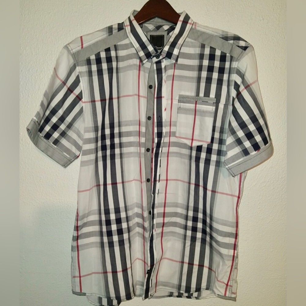 COPY - 7 of Diamonds Shirt in a classic pattern- brand New! Never worn!